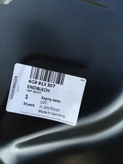 OEM VY1TEILE PAS-7115 2MY Bakaxel Audi A6 C7