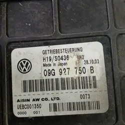 Contrôleur boîte auto OEM 09G927750B Audi A3 8P