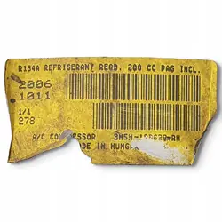 Compresseur Clim Ford OEM 3M5H-19D629-RH Occasion