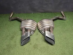 Ljuddämpare Porsche OE OEM 971253351/2 Vänster & Höger