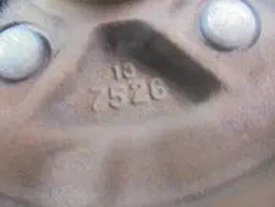 Tambor de freno Nissan OE OEM 137526 - Eje trasero