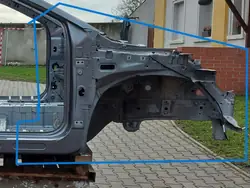 Chery Omoda 5 2024 Etu oikea lokasuoja OEM omo5,9765847485
