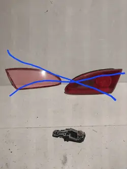 Insert de lampe arrière pour Seat Leon II 05-12