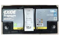 Batería Exide Premium OEM EA1000 100Ah 900A