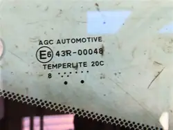 Vidro traseiro direito OEM para Toyota Aygo II 5 portas