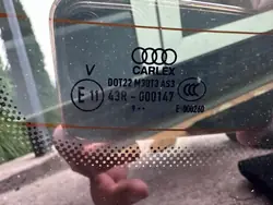 Vitre arrière élévatrice Audi A4 B9 Berline OEM 8W5845501G