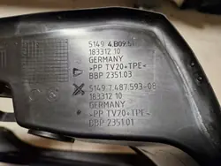 OEM 7487593 BMW i4 G26 Kofferraum-Rinne Abdeckung Links 2tlg
