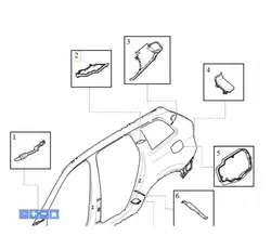 Joint latéral gauche Volvo XC90 OEM 31378497