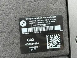 Prateleira porta-malas traseira BMW X4 F98 G02 OEM 7483726