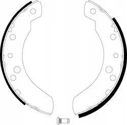 Hella Brake Shoe Set 8DB 355 000-881