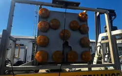 Flèche lumineuse d'avertissement LED HORIZONT pour travaux routiers