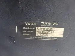 VW Crafter II Rear Bumper Step OEM 7C0804665F