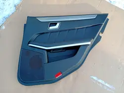 OEM BOCZEK DRZWI PRAWY TYŁ PRAWE TYLNE SKÓRA BIAŁA NITKA MERCEDES W212 LIFT