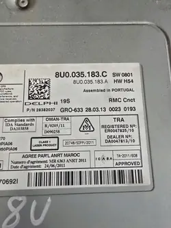 Radio d'origine Audi Q3 OEM 8U0035183A CD