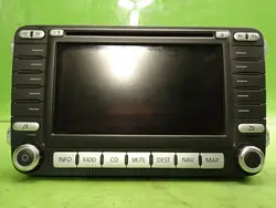 Radio usado OEM 1K0035198C para VW Passat B6