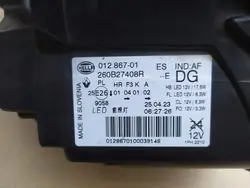 Linker Halogeenlamp Renault Dacia 260B27408R