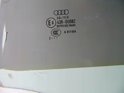 Vitre Portière Arrière Gauche Audi A5 8T OEM - Occasion