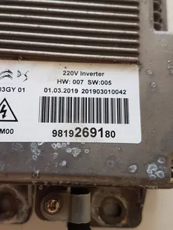 OEM 9819269180 Omvormer Opel Grandland X