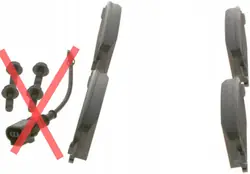 Bosch 0 986 494 837 Bromsbeläggssats, skivbromsar
