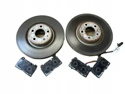 Discos e pastilhas de freio dianteiros AUDI Q5 8R 3.0TDI