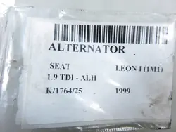Vaihtovirtageneraattori Seat Toledo 1.9 TDI 1999