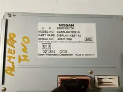 Nissan OEM 28090 AV620 R1 navigointinäyttö