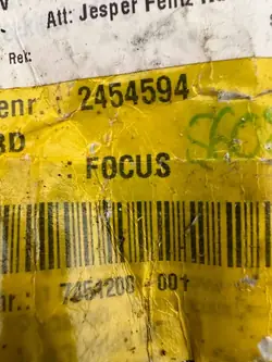 Braçadeira de escape Ford Fiesta mk8 2454594