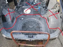 Suelo trasero OMODA 5 - Pieza OEM usada