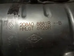 DPF GPF 1.3 TCE OEM 208A08881R pour Kadjar/Megane
