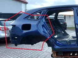 Mercedes EQC 400 Guardabarros trasero derecho OEM MERCEDESEQCBŁOPT