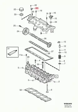 Sensor pressão Volvo OE 8636216 coletor admissão