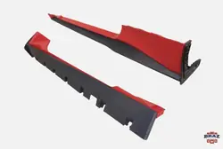 Kit de soleiras laterais vermelho OEM PR3Z-6310177-AAPTM Mustang