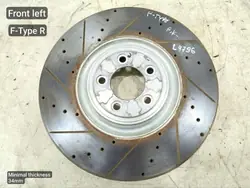 Disque de frein avant Jaguar F-TYPE Coupe 2016 OEM 63120026L