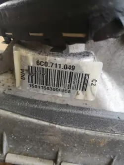 Audi A1 8X Funda Palanca Cambios OEM 6C0711049