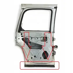 Untere Türdichtung Links Hinten OEM für 07-14 Tahoe