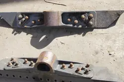Pernas de base de assento JOST SK 0042100 Volvo FH 160mm