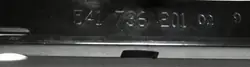 Panoramadak glasgeleider Opel OEM 541736201/202