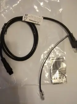 Mastervolt 7706100 Drop-kaapeli 1m Musta