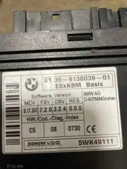 Módulo Confort BMW OEM 720324000 para Serie 5 E60