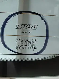 Vitre arrière OEM 00048021 pour Fiat Multipla (1998-)