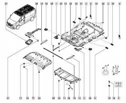 OEM 739016908R Tête de Toit pour Trafic II Vivaro A