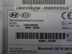 Radio Navegación Hyundai Santa Fe III OEM 96560-2W200