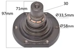 Flange de boîte 1JF506E d'occasion pour boîte auto