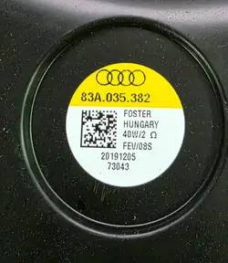 Tuba Subwoofer Audi Q3 II OEM 83A035382