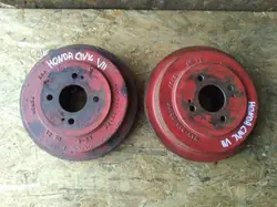 Tambores de freno traseros OEM BĘBNY HAMULCOWE TYŁ HONDA CIVIC VII