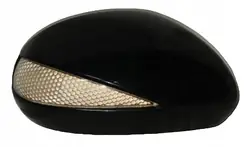 Cubierta de espejo derecho Honda Civic VIII Negra + Indicador