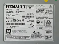 Lector Radio Nav OEM 281159296R para Renault Megane IV