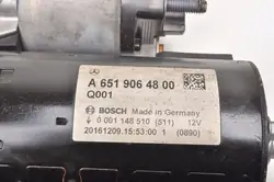 MERCEDES W205 2.2CDI DÉMARREUR A6519064800