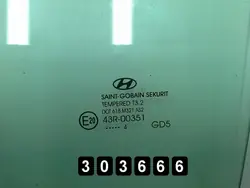 Hyundai dörrglas OEM AM-303666 - Begagnad