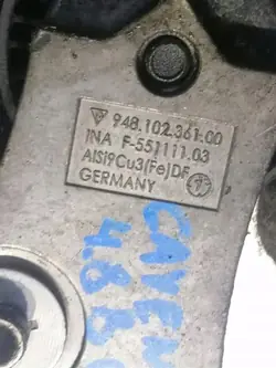 Porsche Cayenne I 02-10 remspännare OEM 94810236100